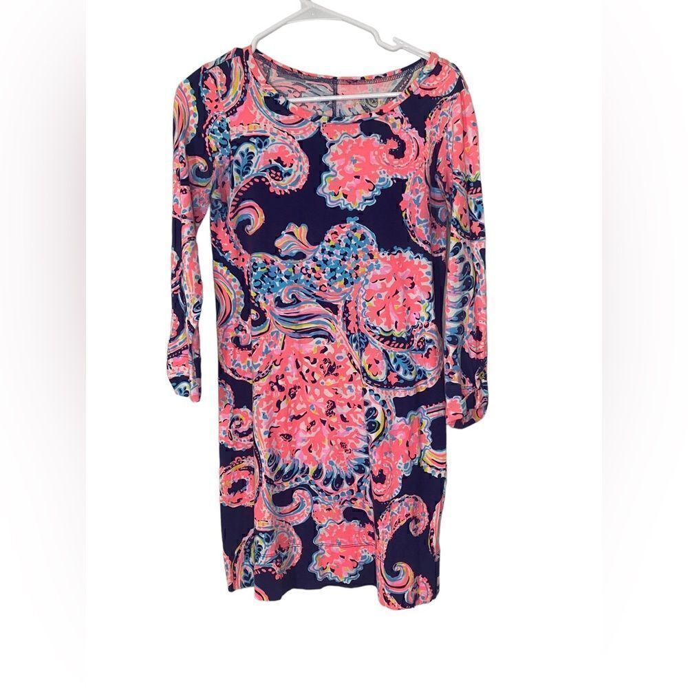 Lilly Pulitzer Floral Swingy T-Shirt Dress